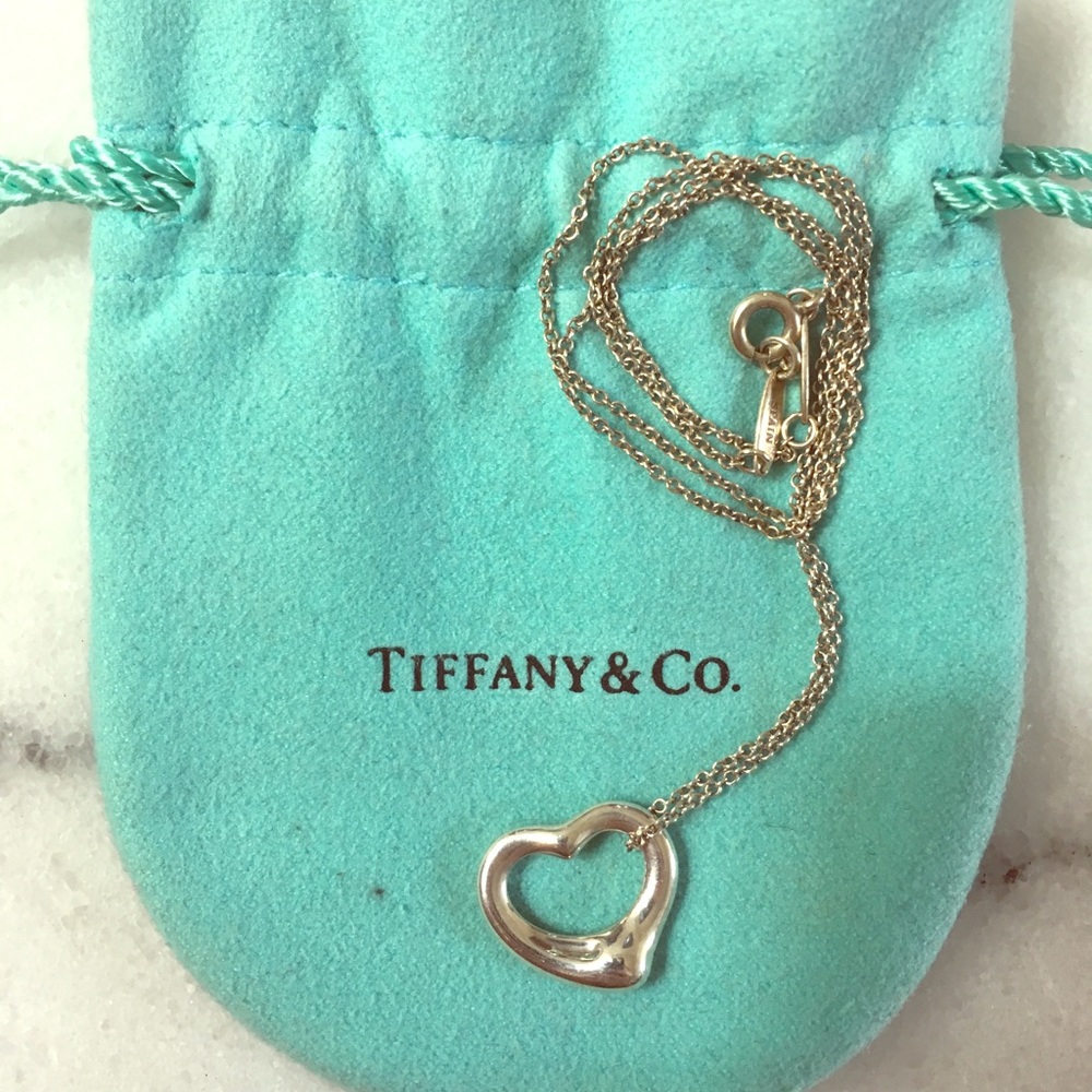 Tiffany and Co. Elsa Peretti Open Heart Neklace